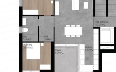 Attic flat 3.5 rooms - image - 5