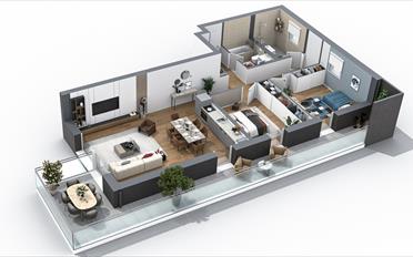 Wohnung 3.5 Zimmer - image - 2