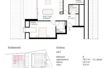 Wohnung 3.5 Zimmer - image - 9
