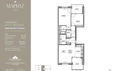 Apartment 3.5 rooms - image - 12