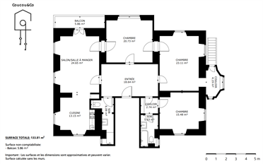 Furnished flat 4.5 rooms - image - 15