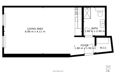 Appartement meublé 1.5 pièces - image - 13