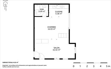 Studio ein Zimmer - image - 21