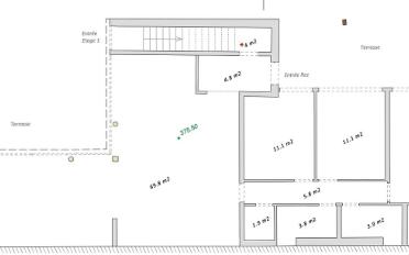 Terrace flat 5.5 rooms - image - 12