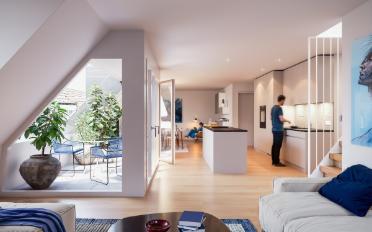 Dachwohnung 4.5 Zimmer - image - 1
