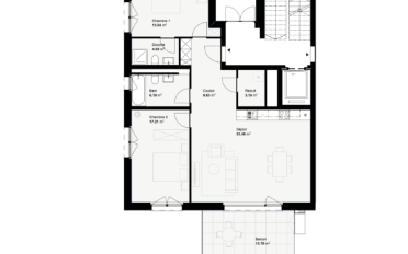 Apartment 3.5 rooms - image - 1
