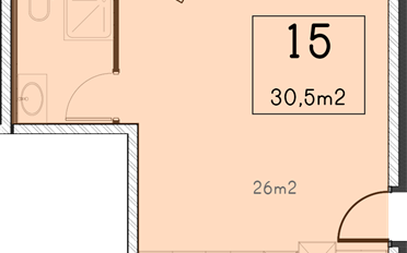 Studio ein Zimmer - image - 7