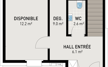 Maison contiguë 5.5 pièces - image - 8