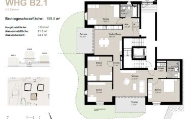 Wohnung 5.5 Zimmer - image - 11