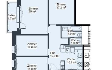 Apartment 4 rooms - image - 7
