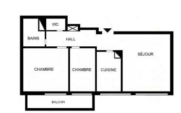 Apartment 4 rooms - image - 2