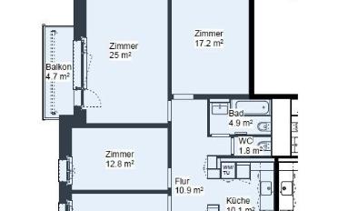 Apartment 4 rooms - image - 7