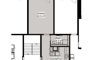 Wohnung ein Zimmer - image - 6