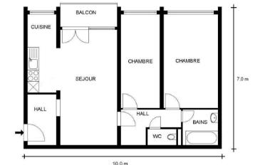 Apartment 4 rooms - image - 2