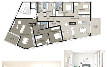 Apartment 4.5 rooms - image - 4