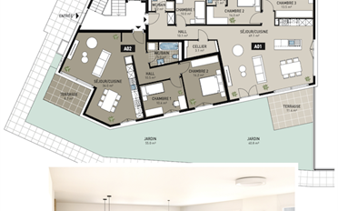 Terrace flat 3.5 rooms - image - 5