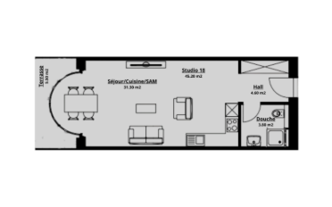 Studio 1.5 Zimmer - image - 5