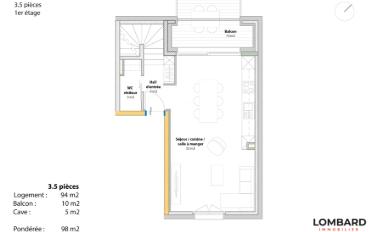 Duplex 3.5 pièces - image - 11