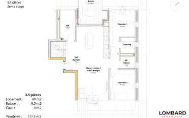 Apartment 3.5 rooms - image - 11