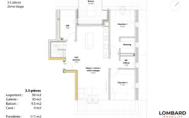 Wohnung 3.5 Zimmer - image - 12