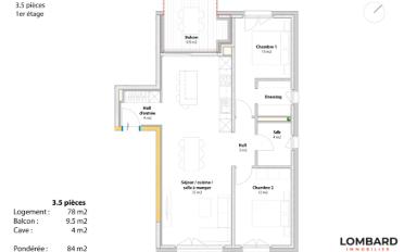 Appartement 3.5 pièces - image - 12