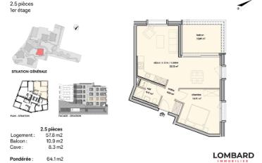 Wohnung 2.5 Zimmer - image - 6