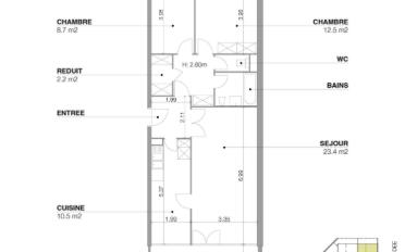 Apartment 3.5 rooms - image - 1