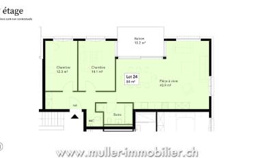 Apartment 3.5 rooms - image - 4