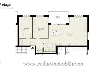 Apartment 3.5 rooms - image - 10