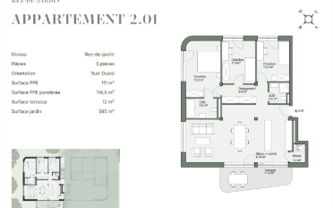 Wohnung 5 Zimmer - image - 6