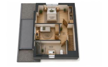 Duplex 3.5 pièces - image - 1