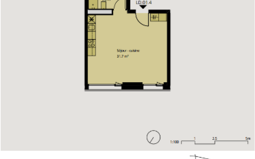 Apartment 1.5 rooms - image - 2