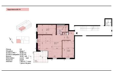 Wohnung 3.5 Zimmer - image - 8