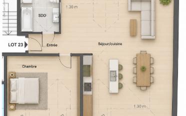 Apartment 2.5 rooms - image - 10