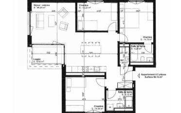 Wohnung 4.5 Zimmer - image - 4