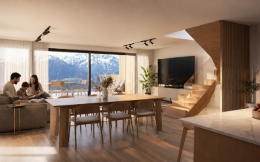 Maison contiguë 4.5 pièces - image - 2