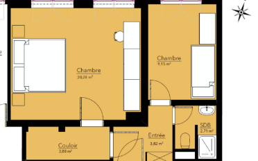 Wohnung 2.5 Zimmer - image - 2