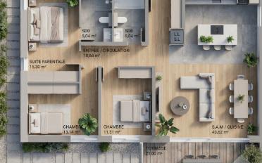 Wohnung 4.5 Zimmer - image - 1