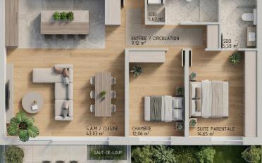 Wohnung 3.5 Zimmer - image - 2