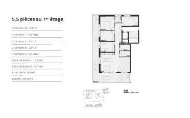 Wohnung 5.5 Zimmer - image - 7