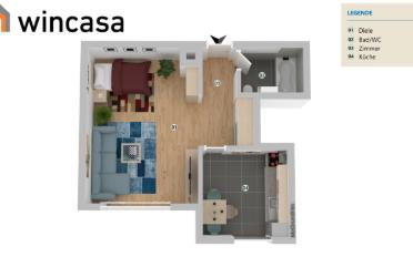 Wohnung ein Zimmer - image - 7